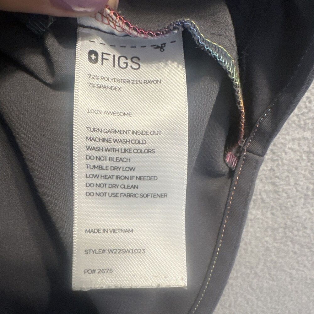 Figs Gray Pride Straight Leg Pants & Rafaela Set - Picture 6 of 14